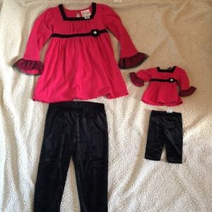 Matching Dollie and Me set